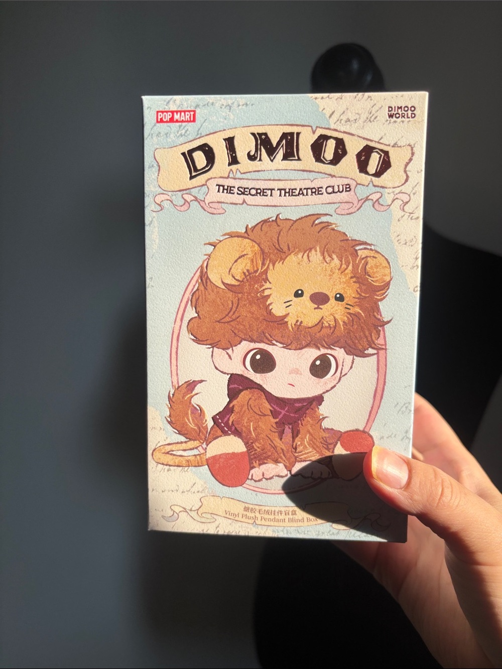 DIMOO The Secret Theatre Club Series - Vinyl Plush Pendant confirmed Box
